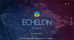Desktop Screenshot of echeloninsights.com